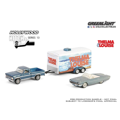 绿光 1:64 1966福特雷鸟敞篷车&1967福特F-250 - 末路狂花 31180B