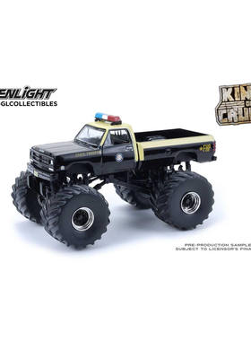 绿光 1:64 1983 道奇公羊 W350 佛罗里达公路巡警 涂装版 49170C