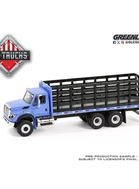 绿光 1:64 2018 International 万国工作之星 平台桩 蓝色 45190B