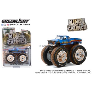 绿光 1:64 1996 福特F250怪兽巨型卡车（大脚七号）泥泞版 49070F