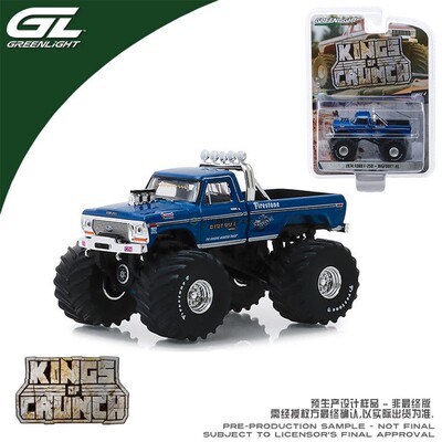 绿光 1:64 1974 Ford 福特F-250大脚一号洁净版66英寸轮胎 49040A