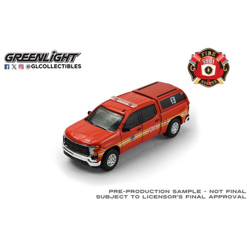 绿光 1:64 2023 Chevrolet 雪佛兰索罗德 FDNY 纽约消防局 67070E