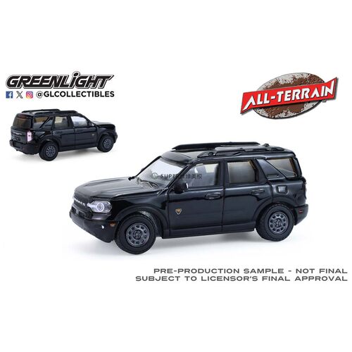 绿光 1:64 2022 福特 Bronco Sport 烈马运动 荒地版 黑色 35310F