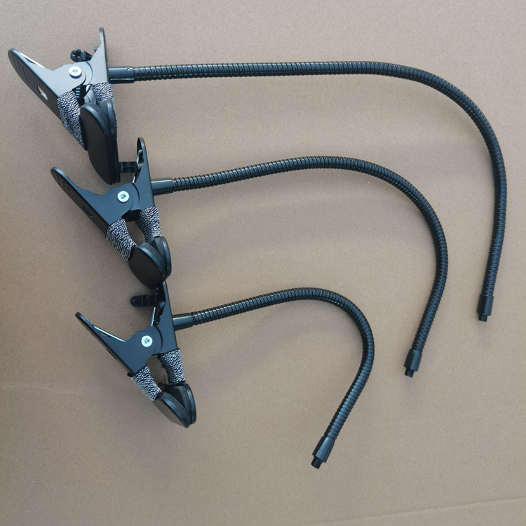 LED碘钨灯万向软管夹子支架金属软管鹅颈管可弯曲台灯DIY灯具配件