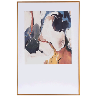 铝合金L型油画画框外框装饰画框挂墙装裱50 70 60 80cm大尺寸定制