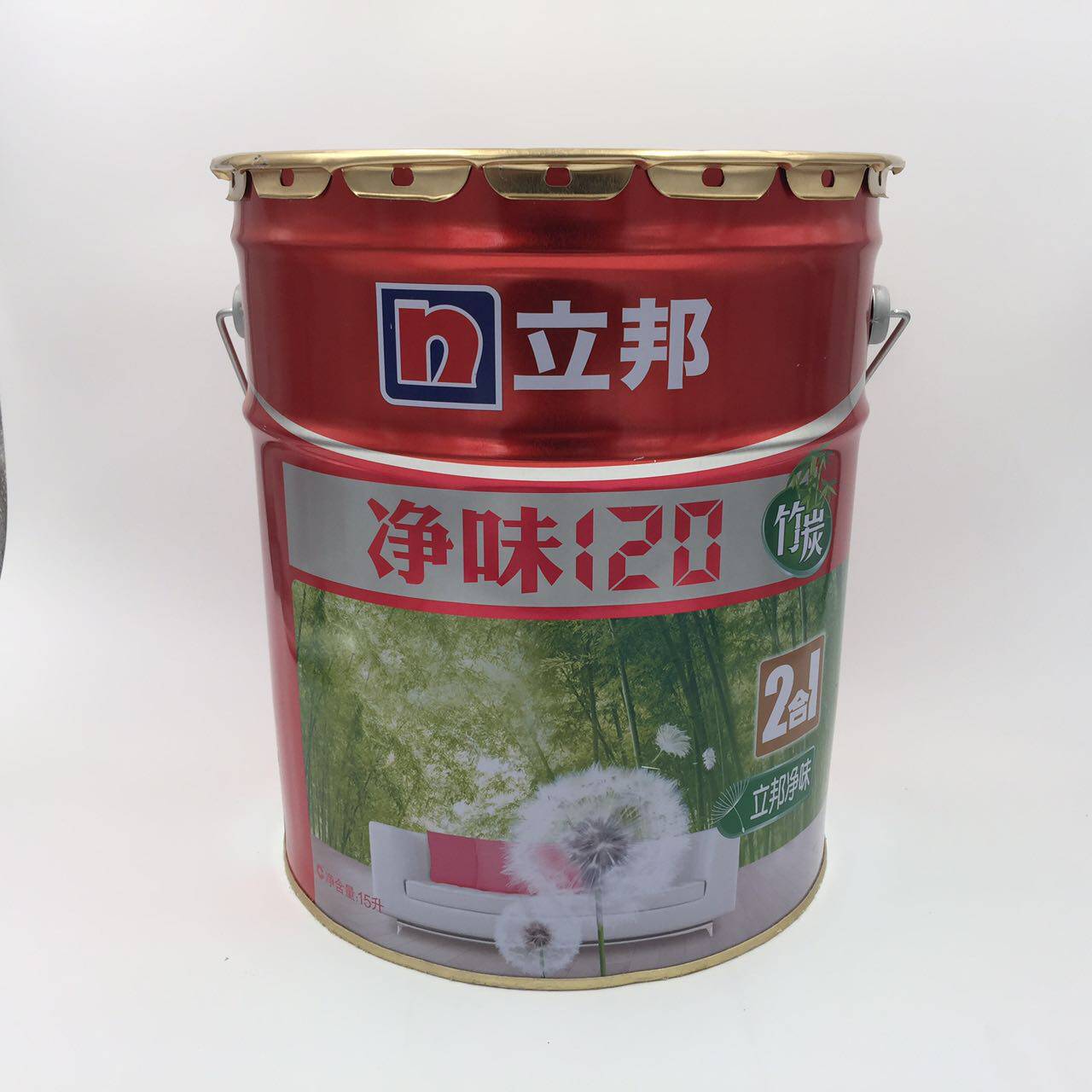 正品立邦漆立邦净味120二合一竹炭环保抗甲醛白色可调色油漆涂料