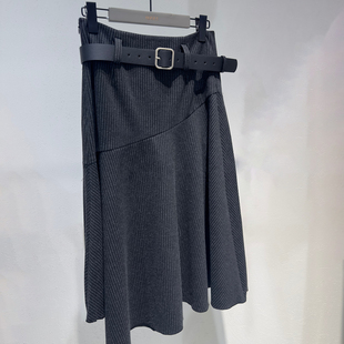 idole奕多2026春季新款不规则半身裙女高腰百搭显瘦中长款鱼尾裙