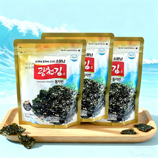 韩国进口 广川炒海苔拌饭海苔碎紫菜碎儿童即食零食原味70g袋