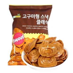 韩国进口零食便利店涞可猫耳朵行酥脆膨化100g零食小吃休闲食品