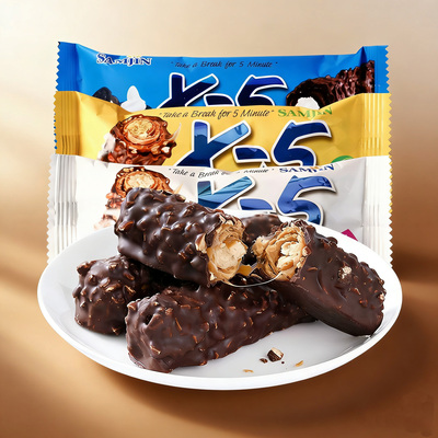 韩国三进花生夹心巧克力棒36g