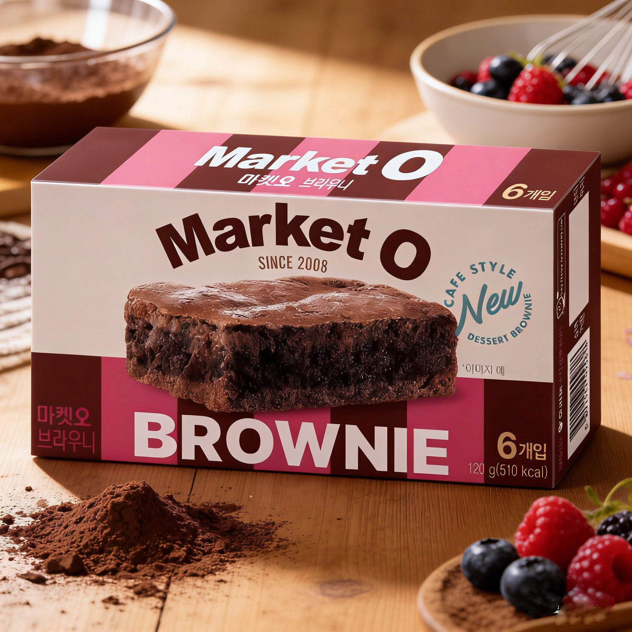 韩国进口零食好丽友MARKETO布朗尼巧克力蛋糕西式糕点休闲小蛋糕