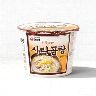 韩国进口方便面农心大碗牛骨汤大碗面牛骨大杯浓汤爽滑111g泡面