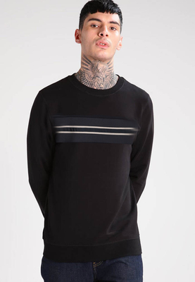 am套头针织纯色潮牌拼料春秋装