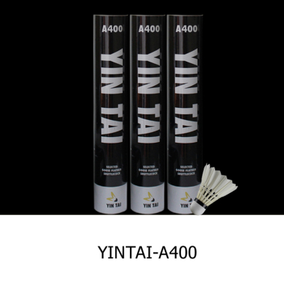 正品 银泰YINTAI-A400羽毛球 鹅毛球 比赛球 耐打稳定 羽毛球