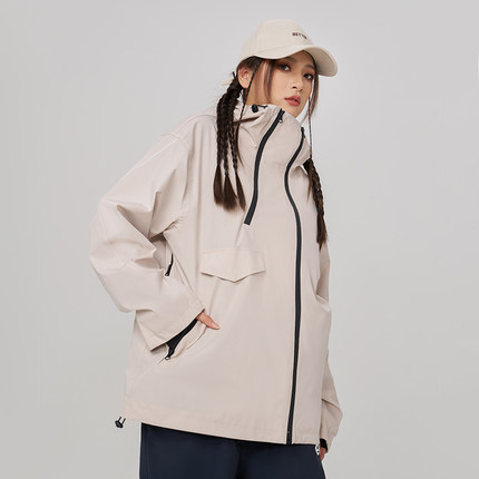 2023年冬季新款高端滑雪服纯色小个子保暖防寒单板雪衣男女款外套