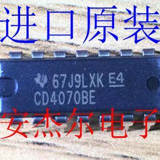 进口原装CD4070BE CMOS四路异或及异或非门 直插DIP-14 可直拍