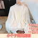 女别致罩衫 春装 XXXS显高蕾丝刺绣雪纺衬衫 女装 矮个子150cm加小码
