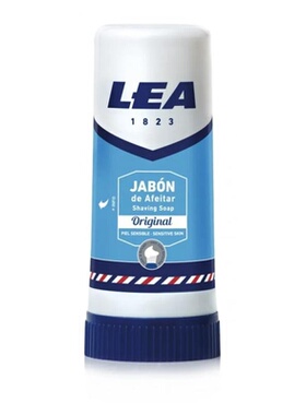 西班牙LEA剃须皂棒柑橘木质香剃须起泡皂修面刮胡子软化固体皂40G