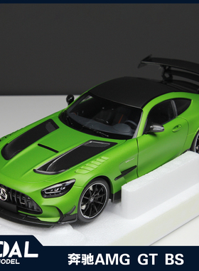 Minichamps迷你切1:18奔驰AMG GT BlackSeries合金全开汽车模型