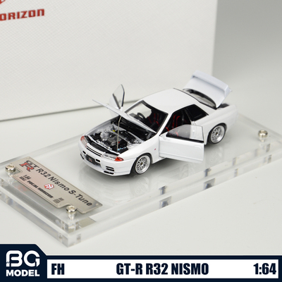 FH 1:64日产天际线GT-R R32 Nismo S-Tune合金汽车模型摆件