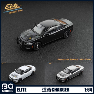 Elite Collectibles 1:64道奇Charger战马拦截者合金汽车模型