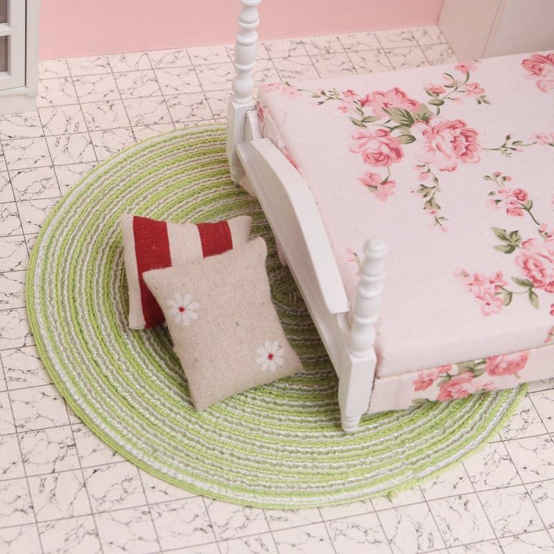 娃屋迷你食玩地毯bjd微缩家居用品模型ob11袖珍地垫dollhouse摆件