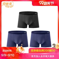 Nên và mát mẻ đồ lót nam mới của nam võ sĩ cotton vón cục xu hướng sọc võ sĩ đồ lót thể thao Hàn Quốc - Giống cái quần lót su