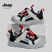 透气网面男女孩鞋 Jeep童鞋 子 2026新款 男童运动鞋 儿童跑步鞋 春秋款