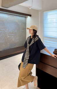 百搭圆领短袖 2025秋款 时尚 韩版 T恤女宽松显瘦上衣 新款