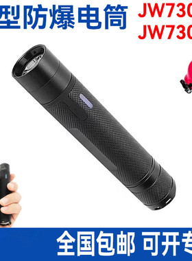 海洋王JW7302A微型防爆强光小手电筒充电式超亮LED消防安全帽头灯