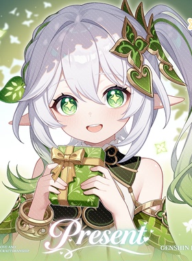 【原神FES同人通贩】原神礼物系列周边草神纳西妲周边吧唧拍立得