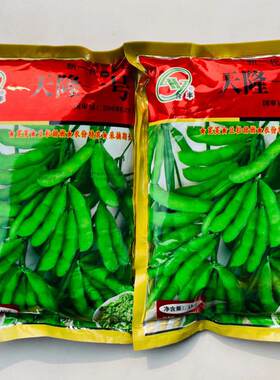 蔬菜瓜果豆角种子天隆一号毛豆种籽大田种高产早熟毛豆种籽豆荚