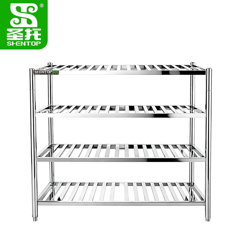 圣托 不锈钢四层格栅货架 SGAQ-HG12D 个