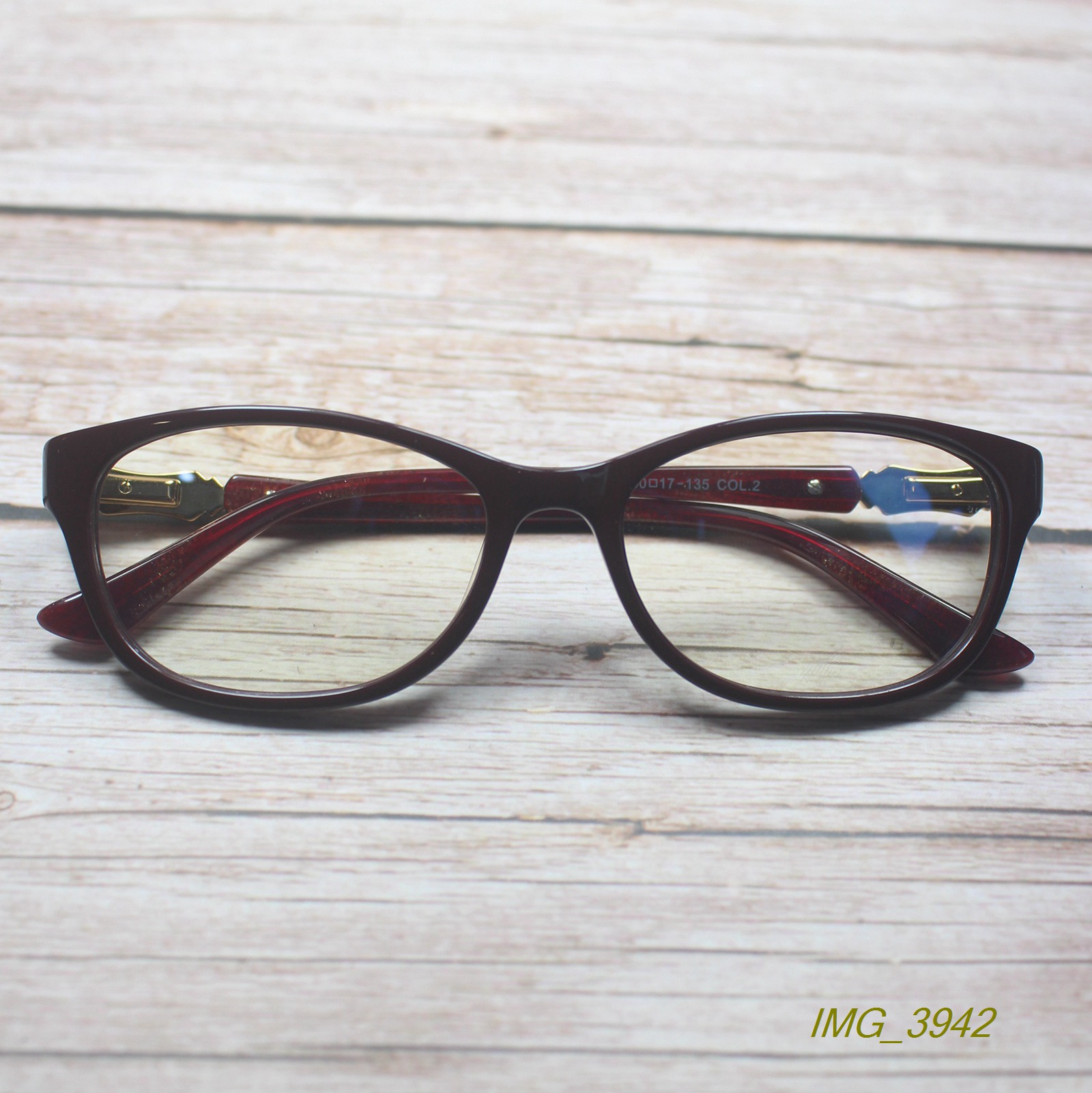 外贸眼镜架镶钻板材女士经典款