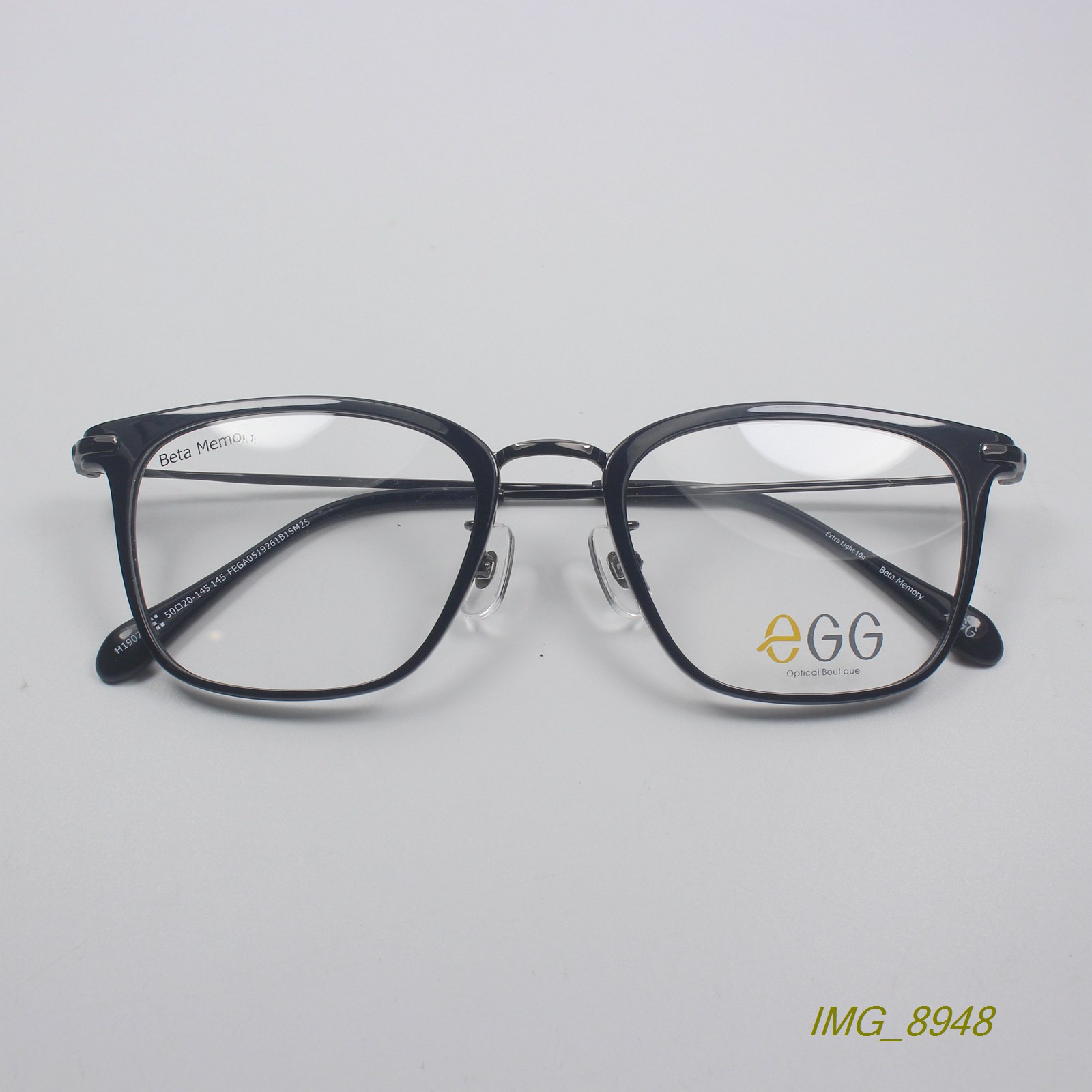 外贸超弹记忆金属加树脂近视镜框时尚男女经典方形超轻眼镜架黑色