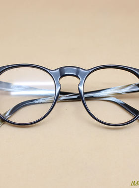 原单潮款高档铆钉板材近视眼镜框时尚复古精致圆框眼镜架男女5130