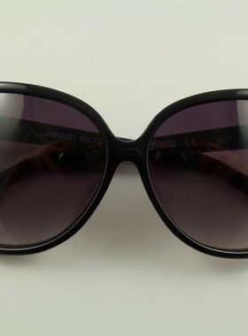 外贸正品  高档板材大框太阳眼镜 墨镜 亮黑色 ECK82233