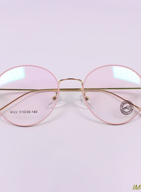 新款正品 可爱圆框金属文艺近视眼镜框 光学镜架 4色 2973/6022