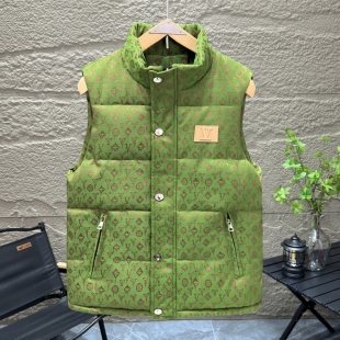 棉马夹立领外穿背心加厚坎肩高档保暖男款 提花男士 马甲 韩版 秋冬季