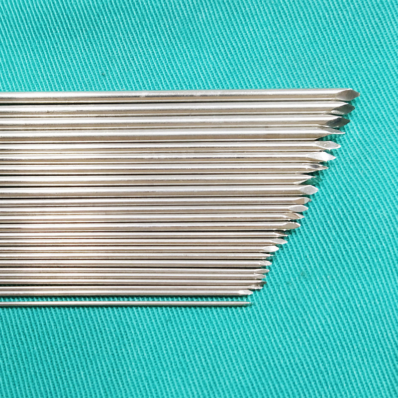 金鹿克氏针骨圆针牵引针三角刃总长250mm骨科手术医用不锈钢器械