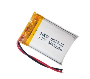 602535聚合物锂电池3.7V通用行车记录仪蓝牙音箱学习机可充电电池