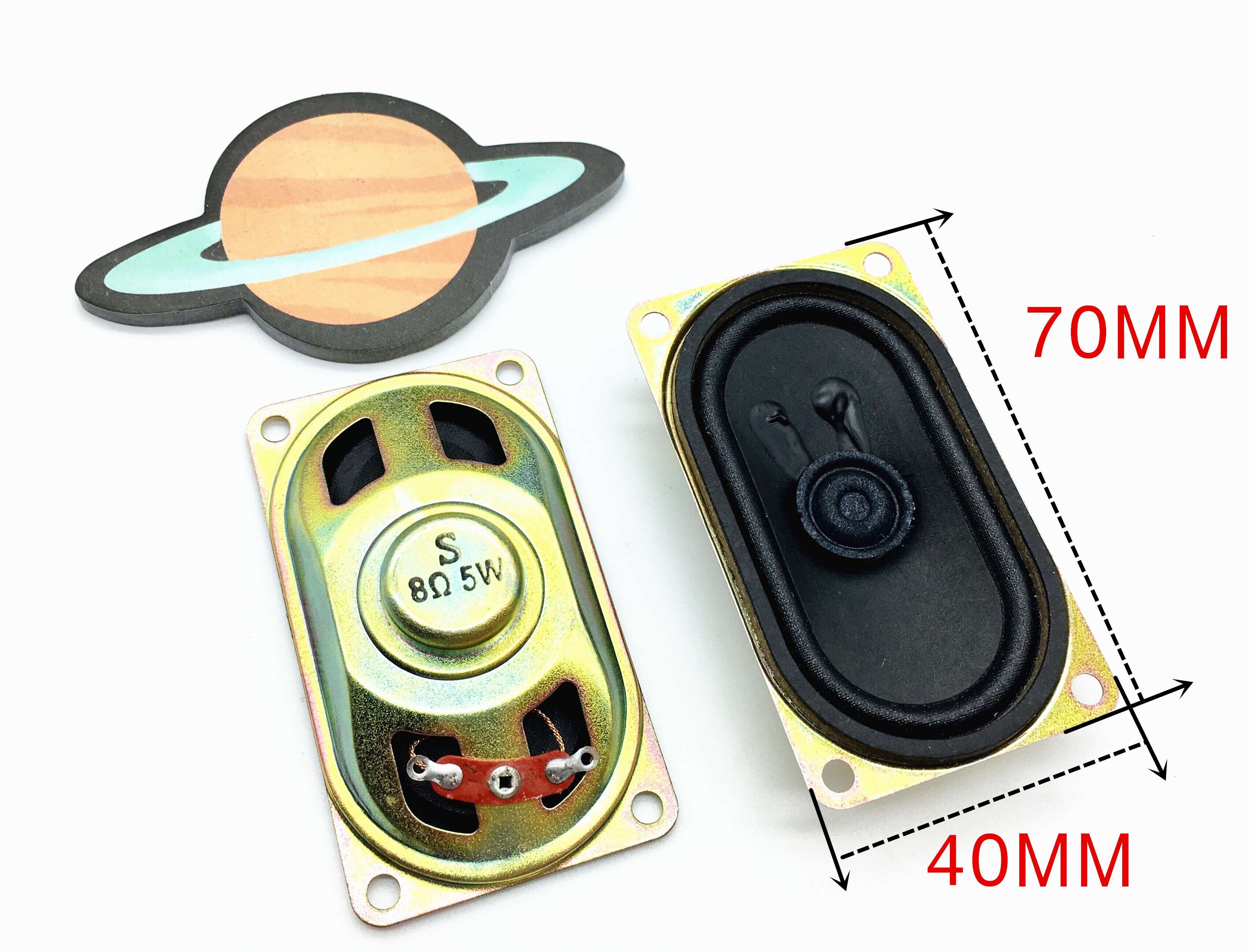 液晶显示器电视喇叭 5W 8R 8欧5瓦 4070 40*70MM 厚度17MM 扬声器