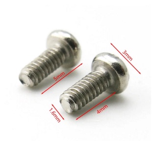300电机固定 N20电机 微型小螺丝 模型配件 M1.6 10只装 4小螺丝