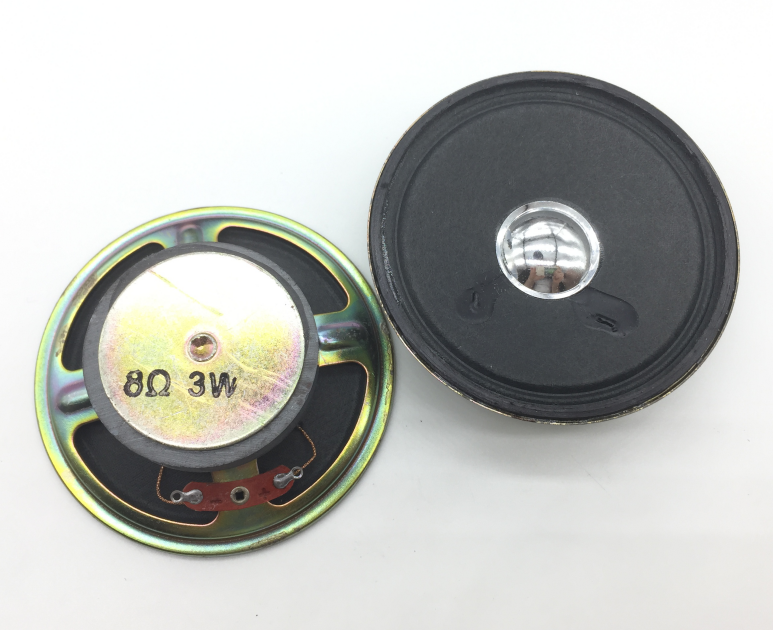 语音传统扬声器 3寸黑磁扩音器喇叭 8Ω3W 8欧3W 全频纸盘 外磁