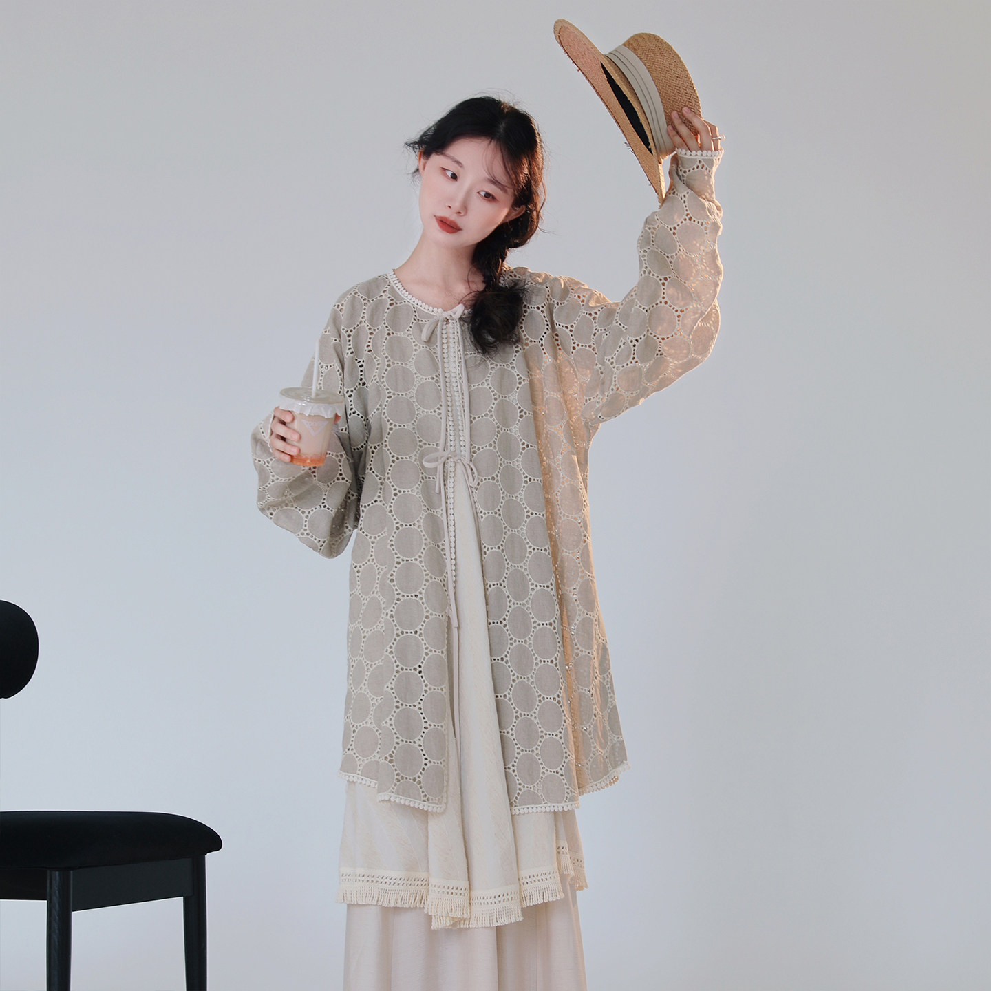 谜阿凰原创汉元素国风连衣裙春夏图片