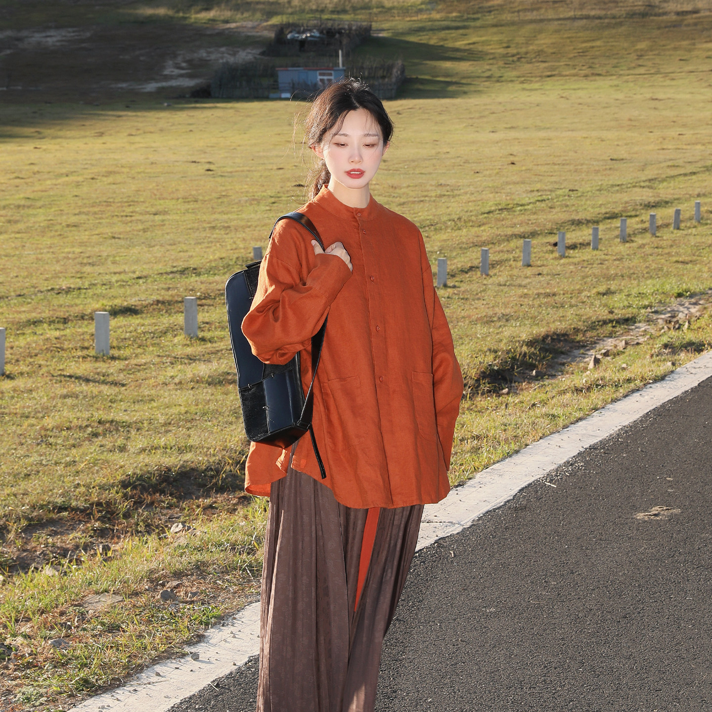 谜阿凰【紫檀仿花罗褶裙】汉服半身裙女小个子通勤百搭日常春夏款,女装/女士精品,汉服半身裙,淘宝优惠券,粉丝福利购,淘宝优惠卷