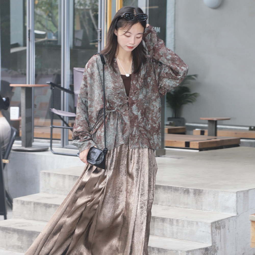 谜阿凰游戈宋制飞机袖日常汉服女