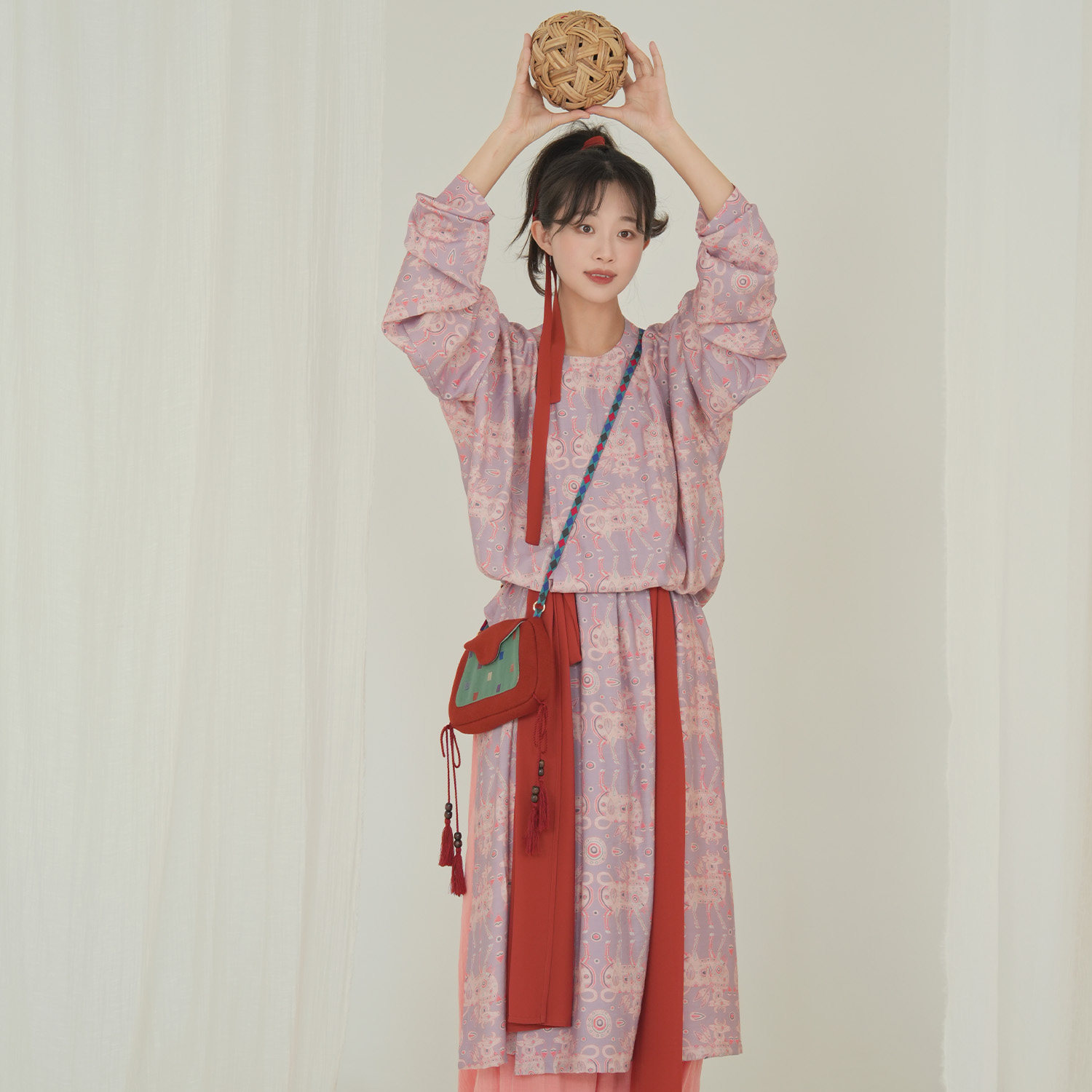 谜阿凰樱落唐制汉服灯笼裤汉服女图片