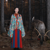 上衣秋冬外套 晋制褶衣原创设计复原汉服女款 谜阿凰 四时吉祥