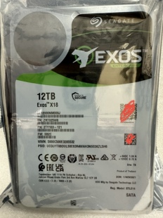 X18企业 希捷 ST12000NM000J 12TB X18 银河系EXOS 监控硬盘 12T